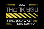 Bigeo – Mixed Decorative Sans Serif, a Sans Serif Font by Drizy (Thumbnail 10 of 10)
