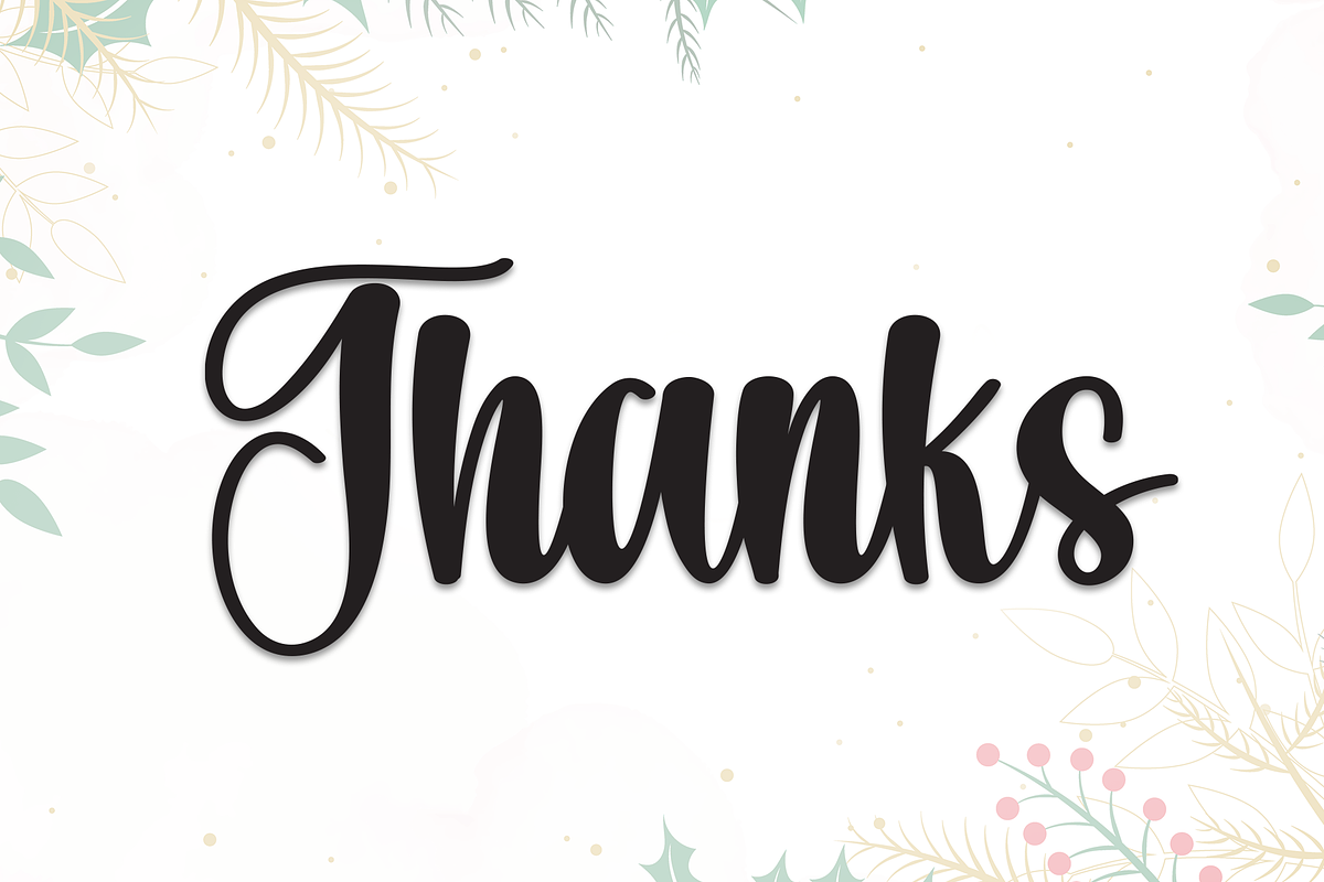 Merry Christmas | Script Font, a Handwritten Font by Scratchones (Photo 8 of 8)