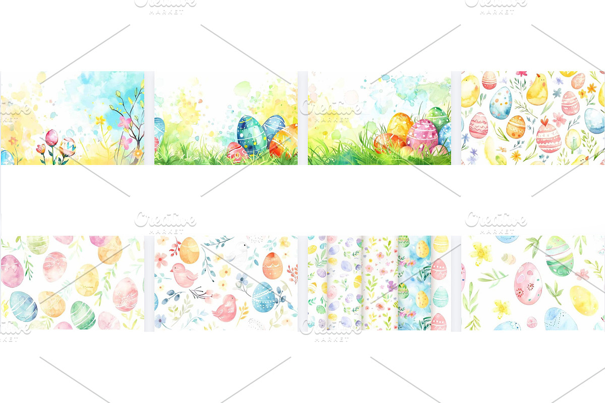 Spring Easter Background Bundle, a Graphic by VetalStock (Photo 3 of 3)