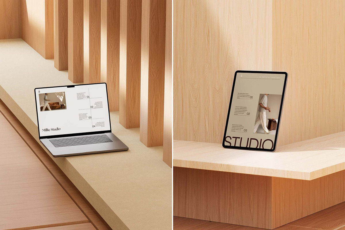 Nordic Device Mockup Collection, a Mac Mockup by Mockup Line (Photo 3 of 10)