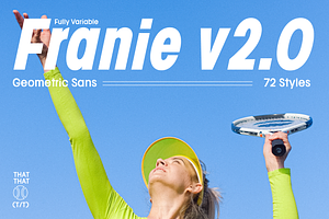 Franie Geometric Sans 72 Styles