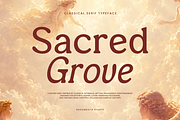 Sacred Grove - Classic Serif Font, a Serif Font by RagamKata (Thumbnail 1 of 10)