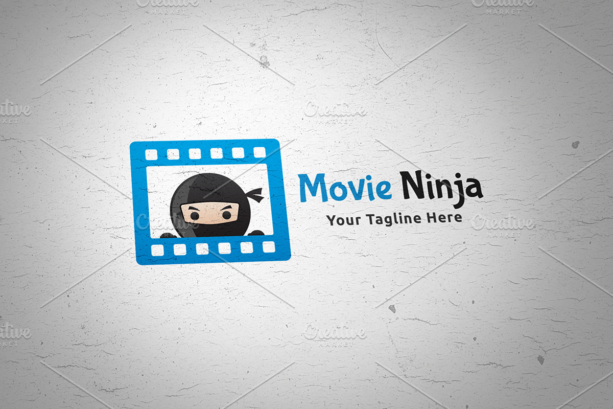 Movies Ninja Logo, a Branding & Logo Template by Martin-Jamez (Photo 3 of 3)