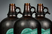 Gallon Growler Mock-Up, a Product Mockup by Palm Street Creative (Thumbnail 2 of 3)