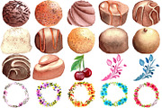 120 Gourmet Chocolate Clipart PNG, an Illustration by LilyBoo Clipart (Thumbnail 5 of 8)
