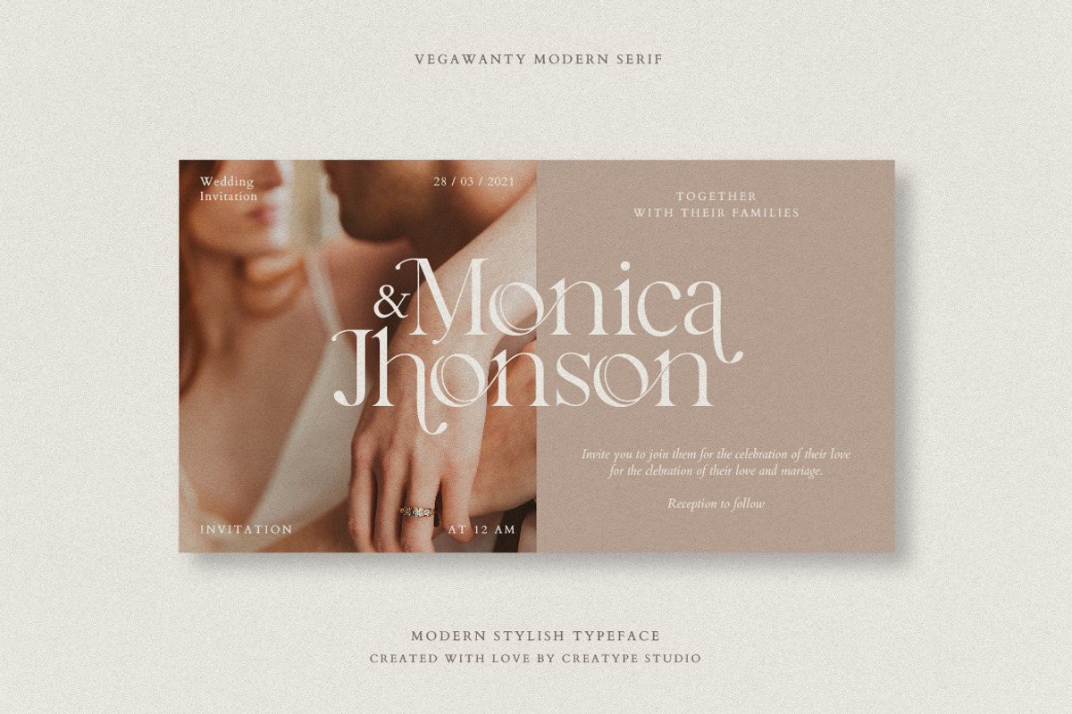 Vegawanty Modern Serif, a Serif Font by Creatype Studio (Photo 6 of 9)