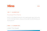 Mimo - Clean Tumblr Theme, a Websites & App Template by mselmany (Thumbnail 2 of 5)