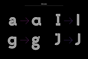 Troix - Multiline Ligature Font, a Sans Serif Font by Studio Dot by dot (Thumbnail 7 of 9)