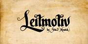 Leitmotiv, a Script Font by GRIN3 (Nowak) (Thumbnail 1 of 7)