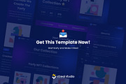 Yorfy NFT Portfolio Website UI Kit, a Templates & Theme by Streal Creative (Thumbnail 7 of 7)