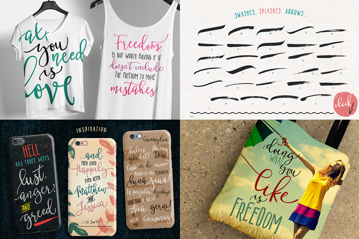 Bundle by BlessedPrint - Just $18, a Script Font by Blessed Print (Photo 4 of 21)