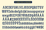 CS Akrone Stamp, a Slab Serif Font by Craft Supply Co. (Thumbnail 8 of 8)