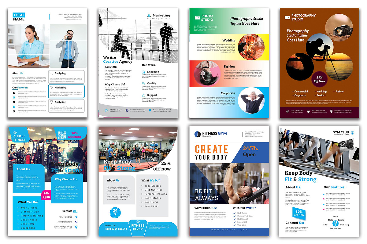 300+ Flyer Template Bundle 98% OFF, a Flyer Template by ZAAS (Photo 30 of 32)