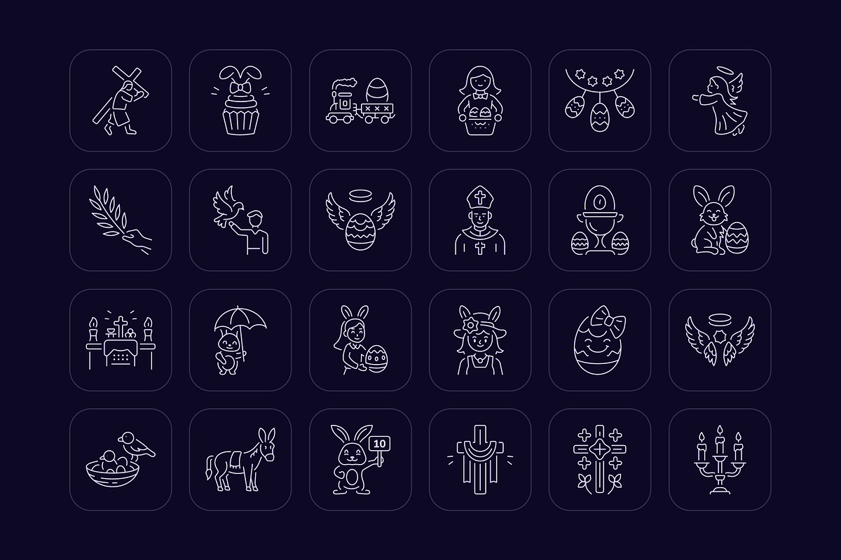 Animated Easter Icons Collection, an Icon by Prosymbols (Photo 3 of 4)
