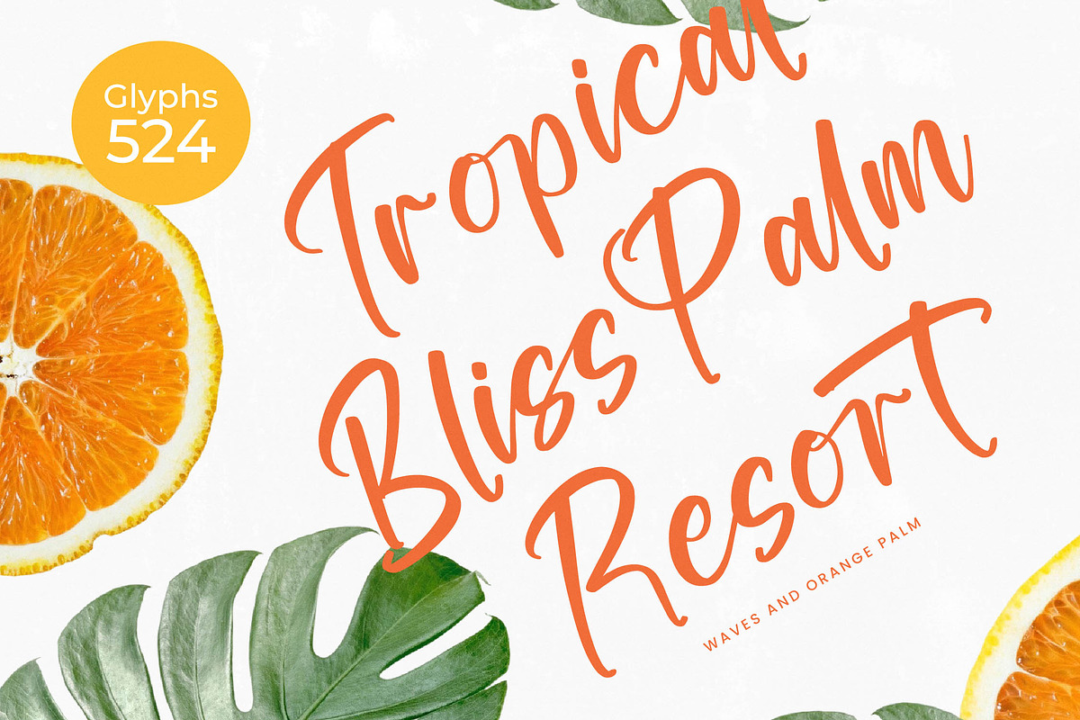 Tropical Splash Modern Handwritten, a Script Font by stylishtype.co (Photo 5 of 20)