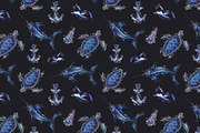 Watercolor sea collection, a Pattern Graphic by lenavetka87 (Thumbnail 3 of 3)