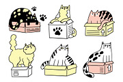 BIG CAT BUNDLE, an Animal Illustration by Nastya Tkachova (Thumbnail 8 of 11)