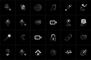 Dark UI icons, an Icon by OPALE (Thumbnail 3 of 13)
