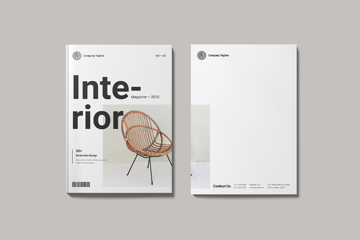 Interior Design & Magazine Template, a Magazine Template by GoldenGrid Studio (Photo 11 of 12)