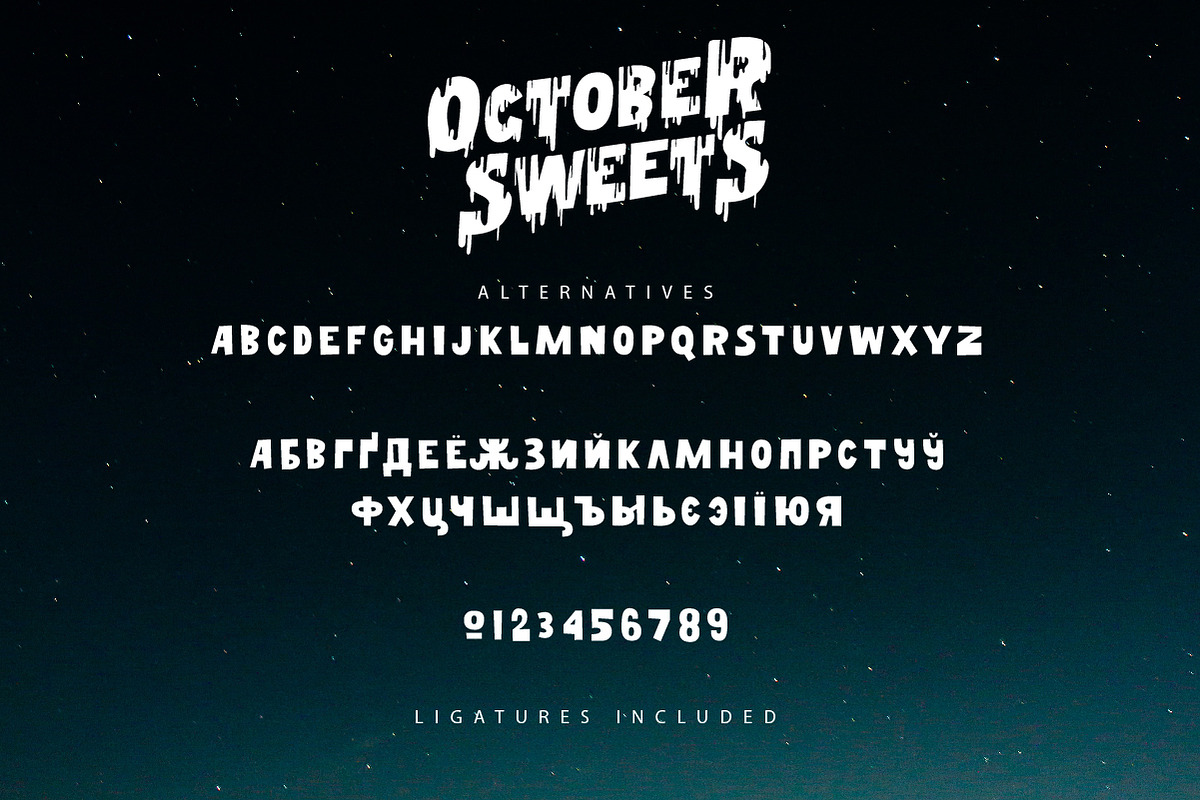 October Sweets, a Sans Serif Font by chekart (Photo 10 of 10)