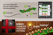 Christmas Garlands Set, a Decorative Illustration by Voysla's Shop (Thumbnail 5 of 5)