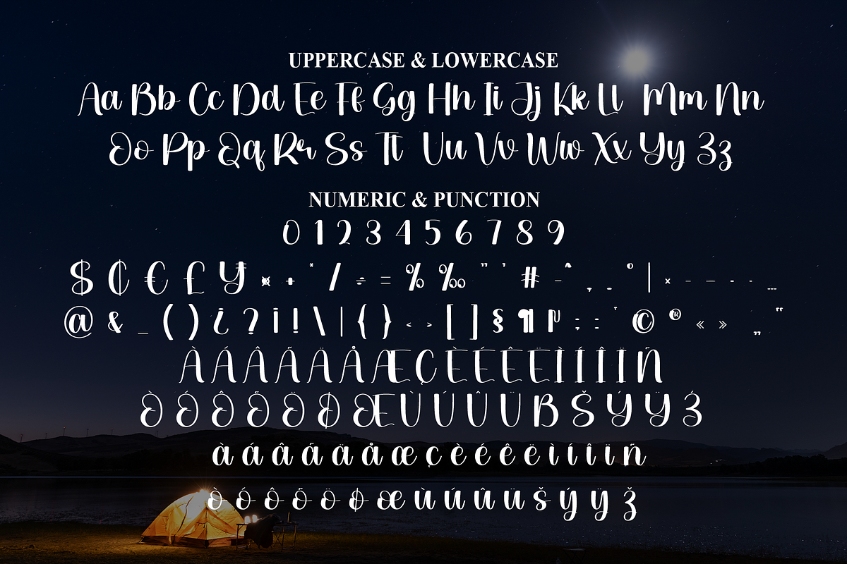 Midnight | Script Font, a Handwritten Font by Scratchones (Photo 7 of 8)