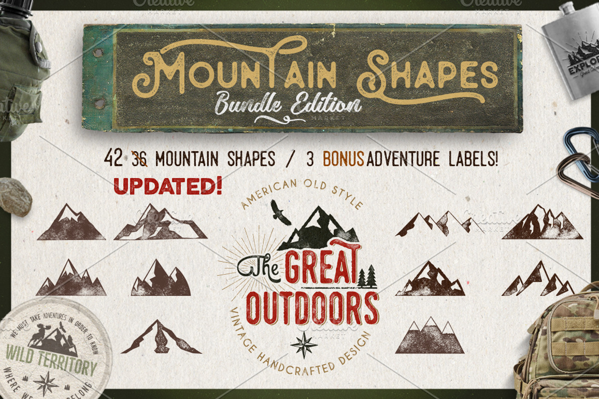 Vintage Adventure Branding Kit, a Branding & Logo Template by JeksonGraphics (Photo 11 of 55)