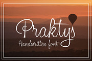 Praktys, a Script Font by Digital Typeface Studio (Thumbnail 1 of 6)