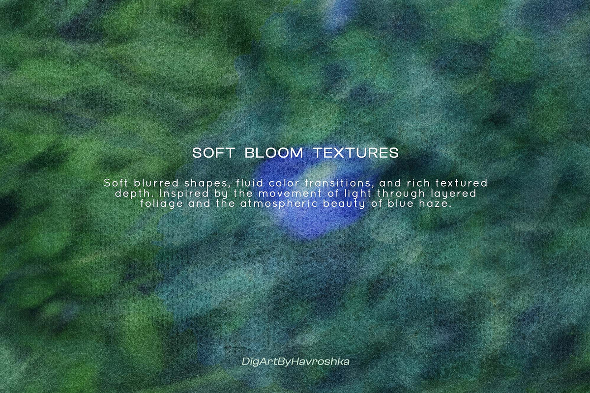 Blue Haze textured backgrounds, a Background Graphic by DigARTbyHavroshka (Photo 5 of 13)