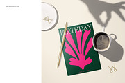 5x7 Folded Greeting Cards Mockup Set, a Merchandise Mockup by creatsy5 (Thumbnail 7 of 33)