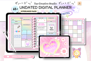 Pink Pastel Digital Planner