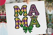 Mardi Gras Mama Png, Preppy Mardi, an Illustration by Designking (Thumbnail 1 of 6)