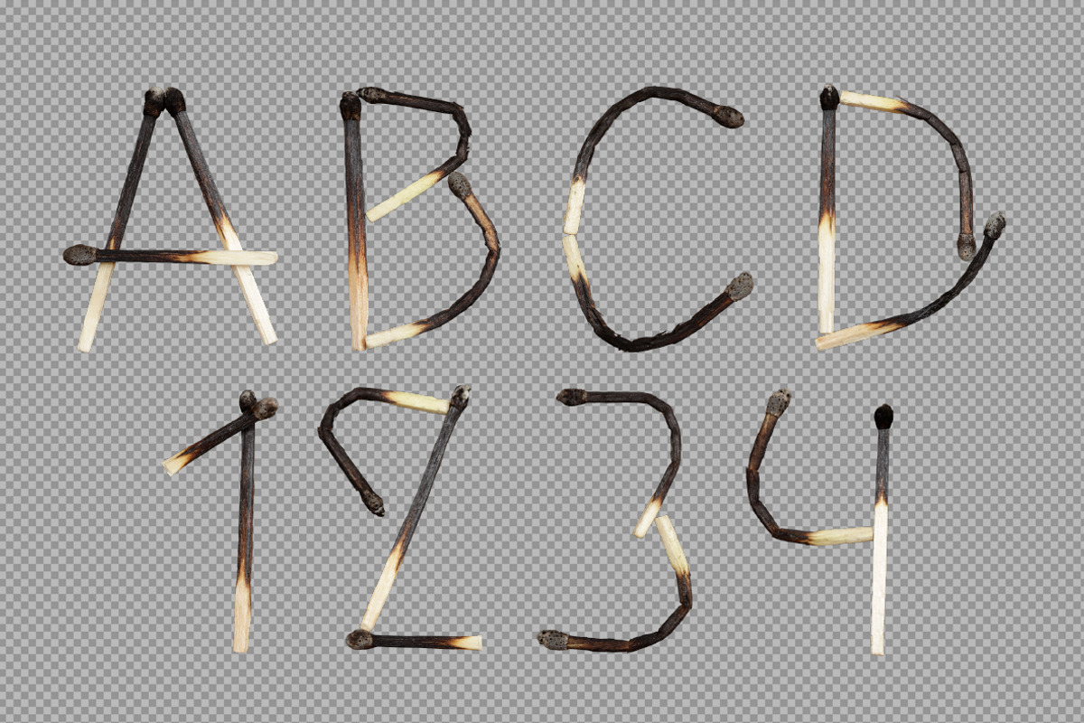 Matches Font, a Font by Handmadefont (Photo 9 of 9)