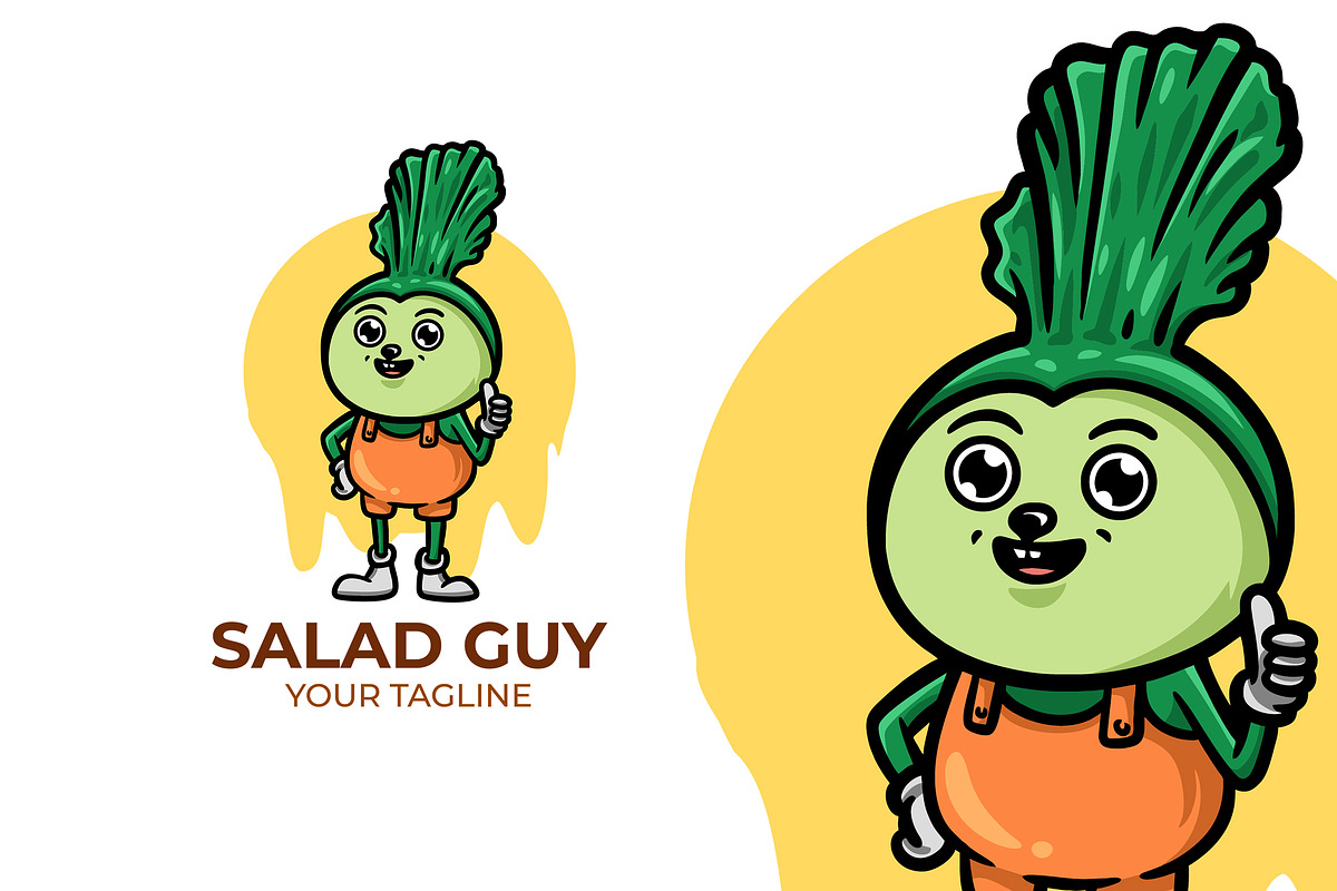 Salad Mascot, a Templates & Theme by Made By Shape