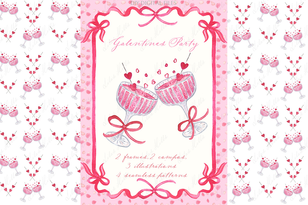 Galentines Party Valentine's Heart, a Graphic by LABFcreations (Photo 1 of 4)
