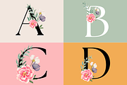 Flower Font, a Design Template by RiyaKhandelwal2 (Thumbnail 2 of 6)