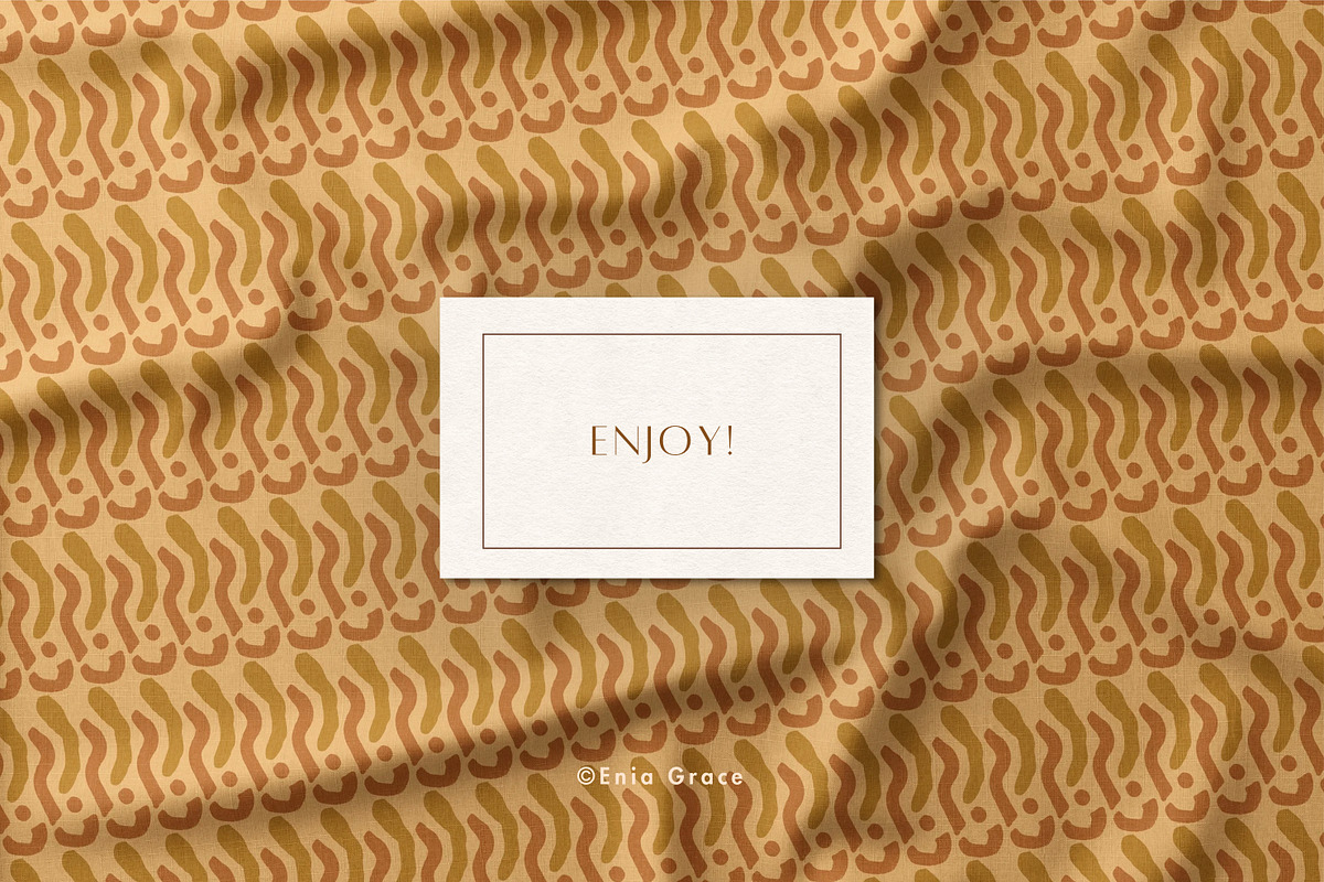 Earthy Boho Retro Pattern Collection, a Pattern Graphic by Enia Grace (Photo 11 of 11)