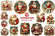 Christmas Santa Potion Label Clipart, an Illustration by CreationArt (Thumbnail 1 of 5)