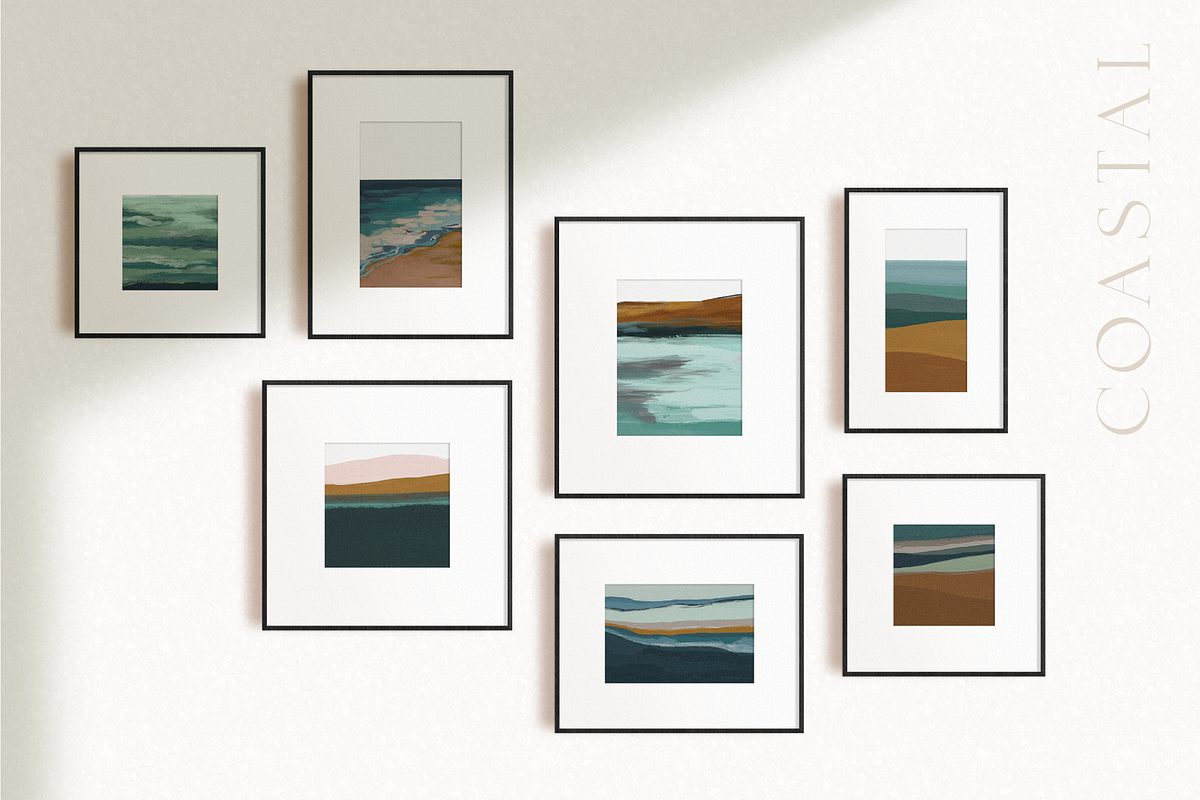 Coastal - Gouache Seascapes, a Texture Illustration by Opal Creative (Photo 7 of 10)