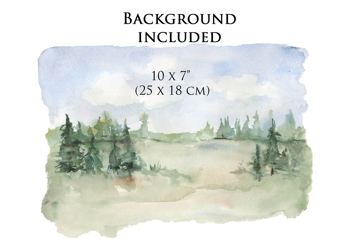 Cabin Clipart Set, an Illustration by Graphic Blue Bird (Photo 3 of 4)
