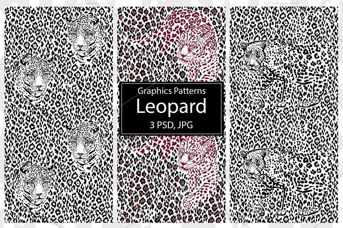 Graphic Leopard.Pattern Leopard Skin, an Animal Illustration by lilisavelieva (Photo 3 of 3)