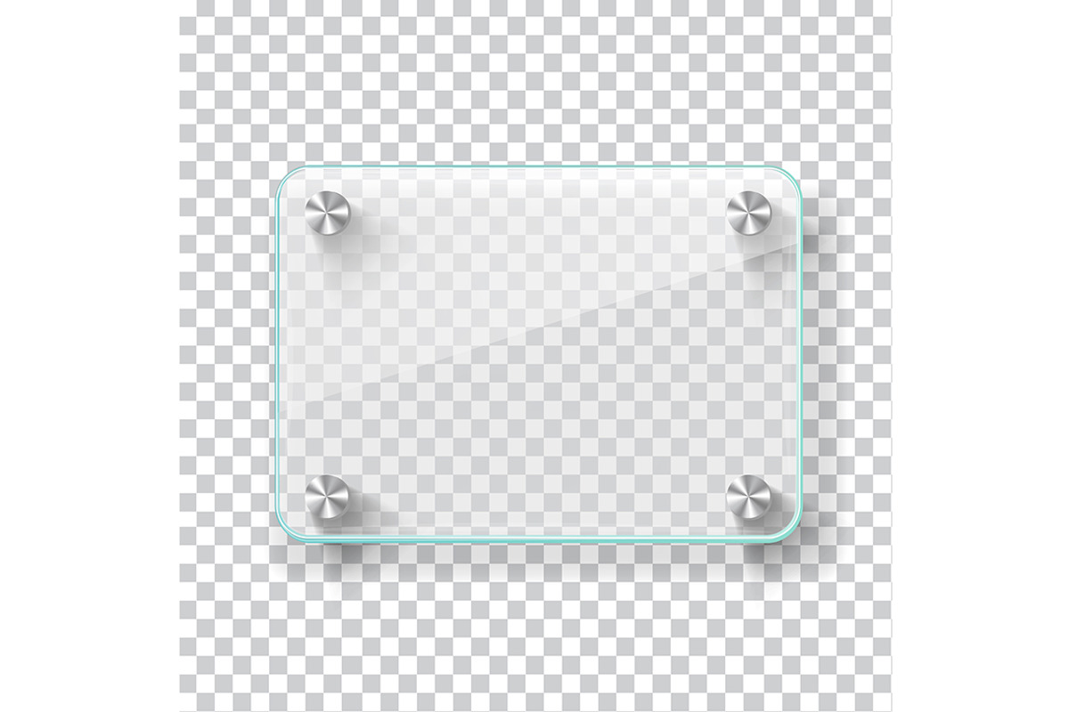 Realistic transparent glass frame, a Templates & Theme by L_amica ...