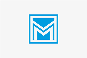 Letter M Mail Logo Template, a Branding & Logo Template by Advateik ™