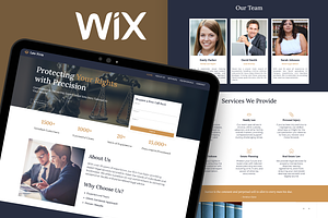 Law Firm - Wix Studio Website, a Wix Template by Kitteeh