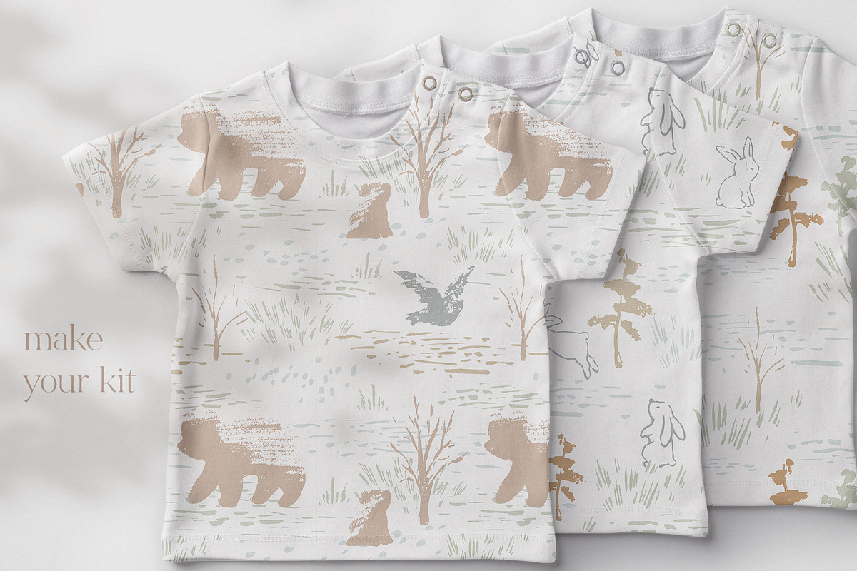 Autumn Forest Patterns and Elements, an Animal Illustration by MeadowFox (Photo 4 of 8)