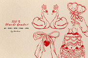 Vintage Wedding & Valentines Day Set, an Object Graphic by VerAna (Thumbnail 9 of 16)