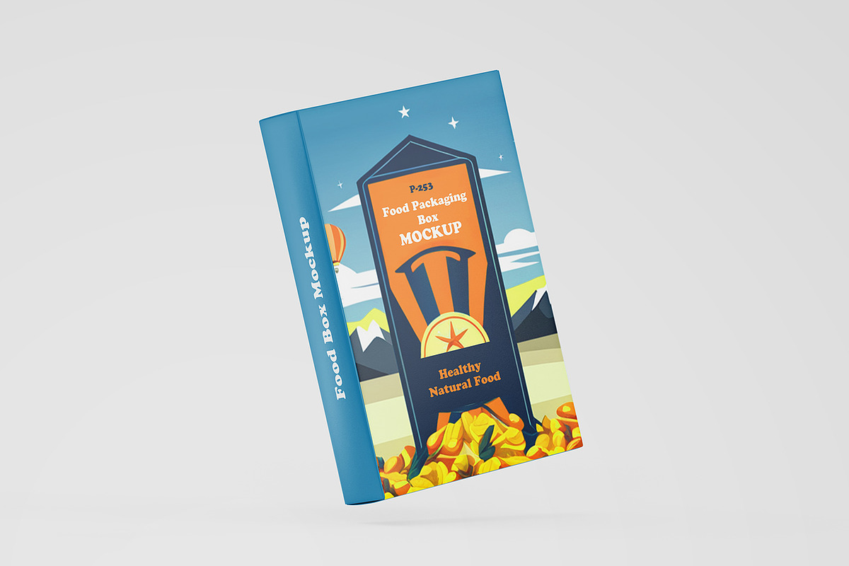 Vertical Food Packaging Box Mockup, a Packaging Mockup by Ram Studio LLC (Photo 8 of 11)