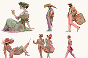Whimsical Pastel Fashion Clipart, a Person Illustration by Design Scotch (Thumbnail 4 of 9)