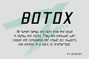 Botox font sans serif, a Sans Serif Font by gagego (Thumbnail 2 of 5)