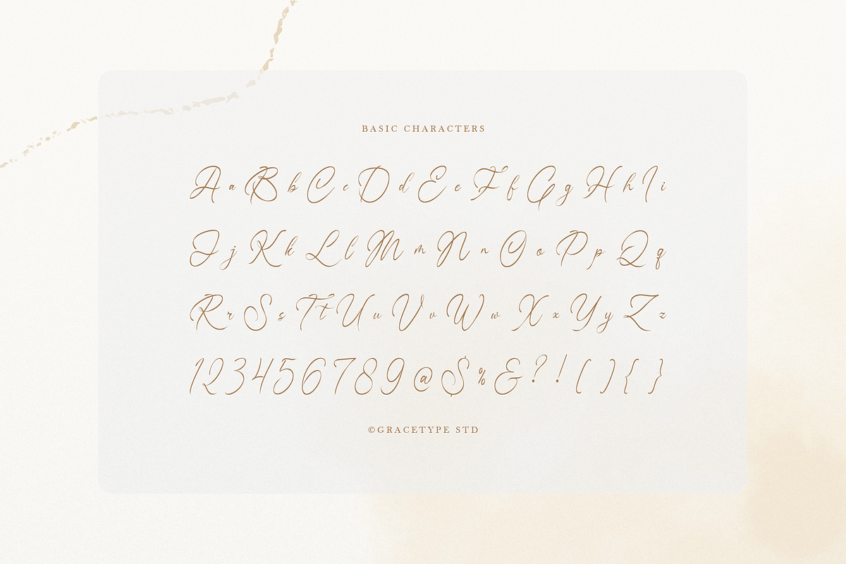 Somtiesay Elegant Calligraphy Script, a Script Font by gracetype_studio (Photo 10 of 12)